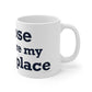 Goose Shows Are My Happy Place - Blue Mug 11oz
