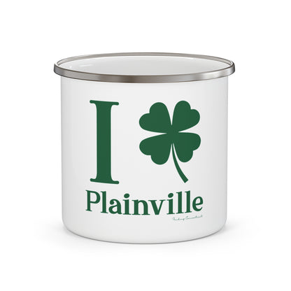 I Clover Plainville Enamel Camping Mug