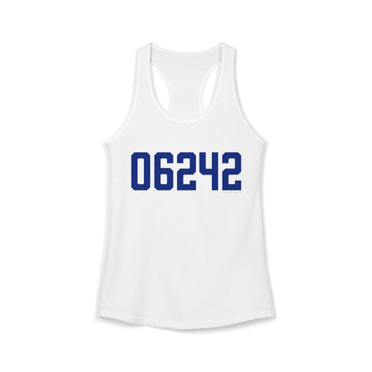 06242 Eastford Connecticut Zip Code Women's Ideal Racerback Tank Top