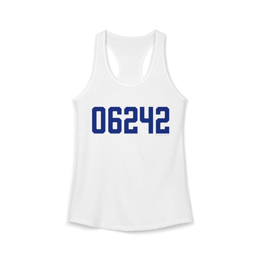06242 Eastford Connecticut Zip Code Women's Ideal Racerback Tank Top