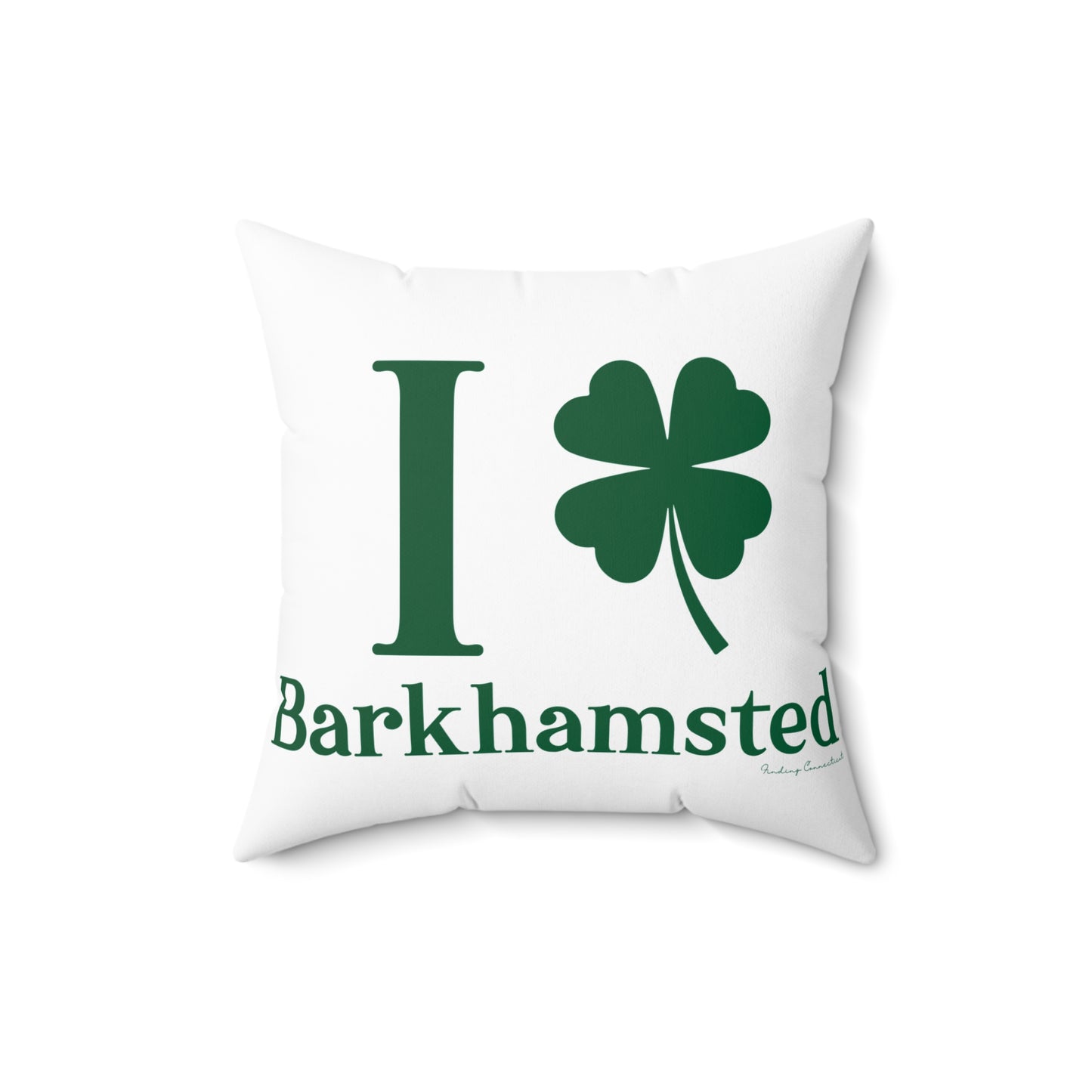 I Clover Barkhamsted Spun Polyester Square Pillow