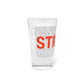 Stamford Love Pint Glass, 16oz