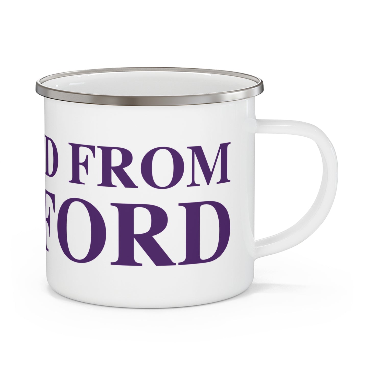Just a kid from Stamford Enamel Camping Mug