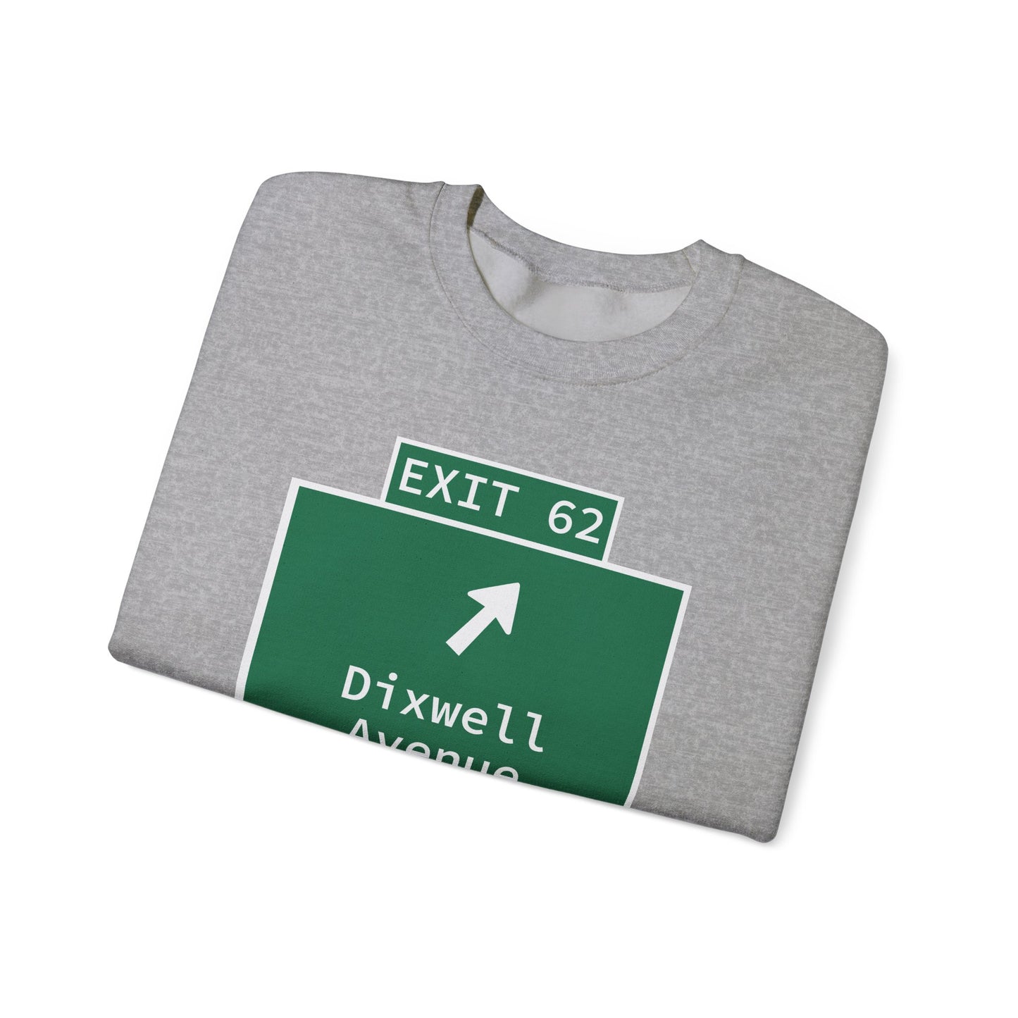 Vintage WCP Exit 62 Sign Unisex Heavy Blend™ Crewneck Sweatshirt