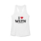 I Heart WLTN Women's Ideal Racerback Tank Top