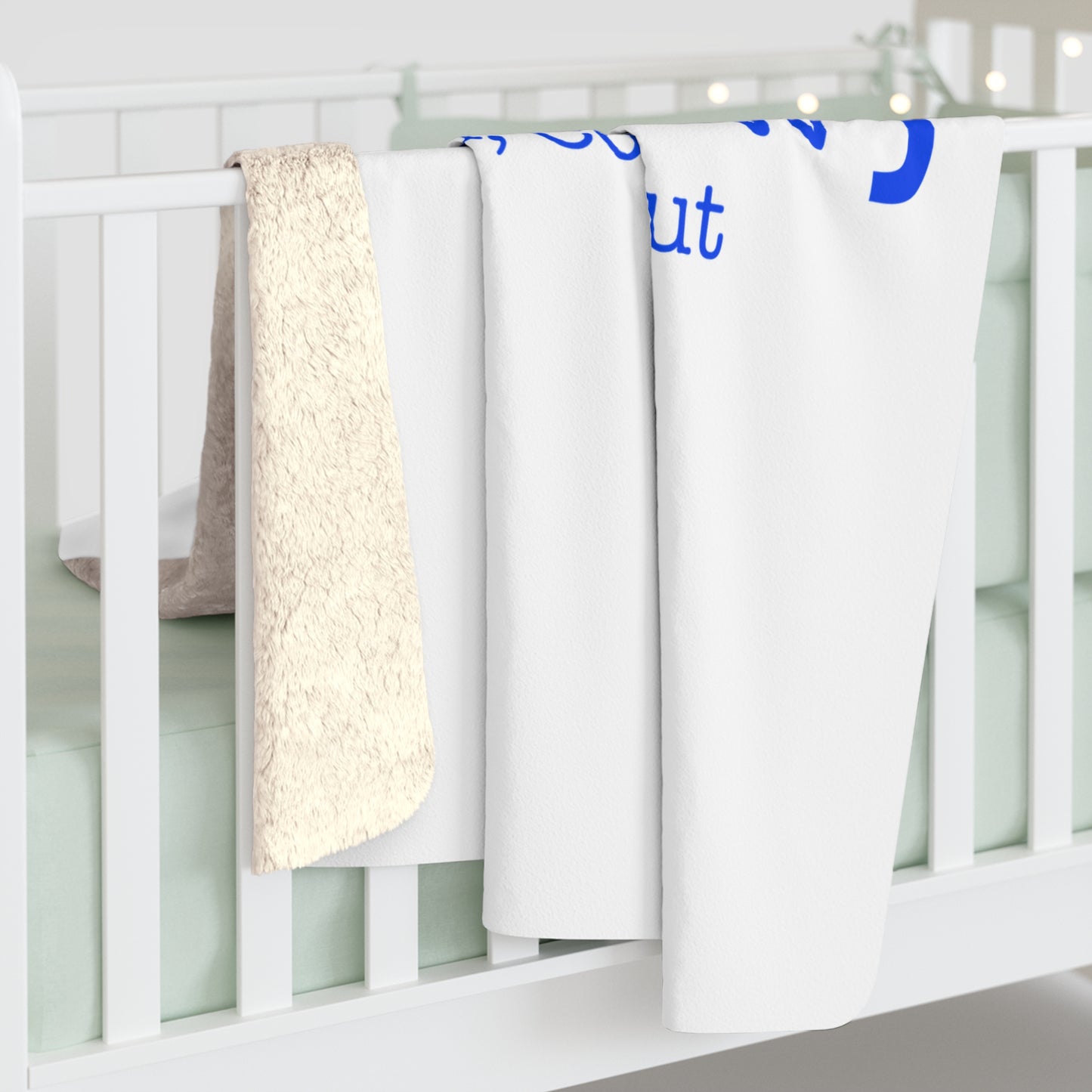 Darien Coordinates Sherpa Fleece Blanket