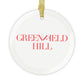 41 Tilt Greenfield Hill Glass Ornaments