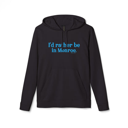 I'd rather be in Monroe. adidas® Unisex Fleece Hoodie