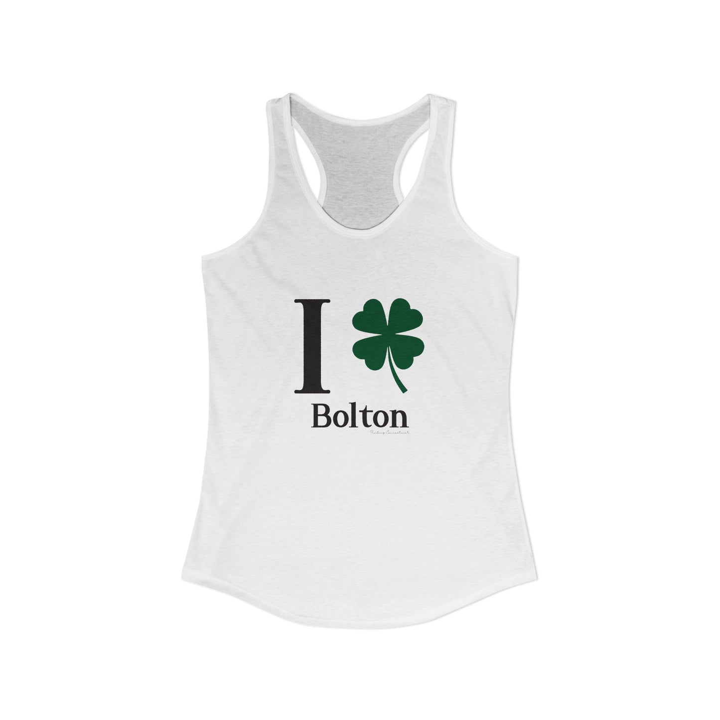 I Clover Bolton Women's Ideal Racerback Tank Top