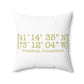 Trumbull Coordinates Spun Polyester Square Pillow