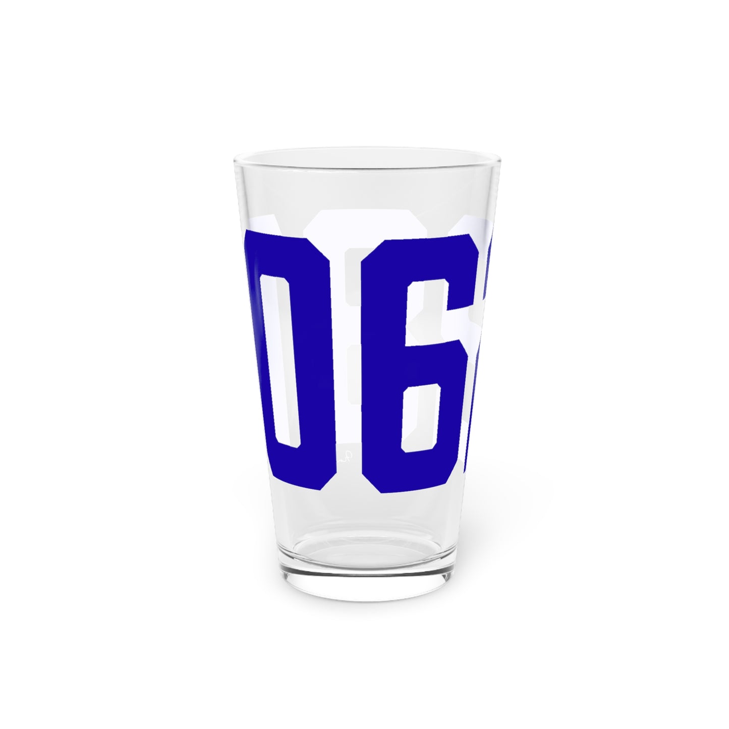 06281 Woodstock Connecticut Zip Code Pint Glass, 16oz