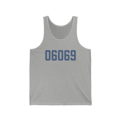 06069 Sharon Connecticut Zip Code Unisex Jersey Tank Top