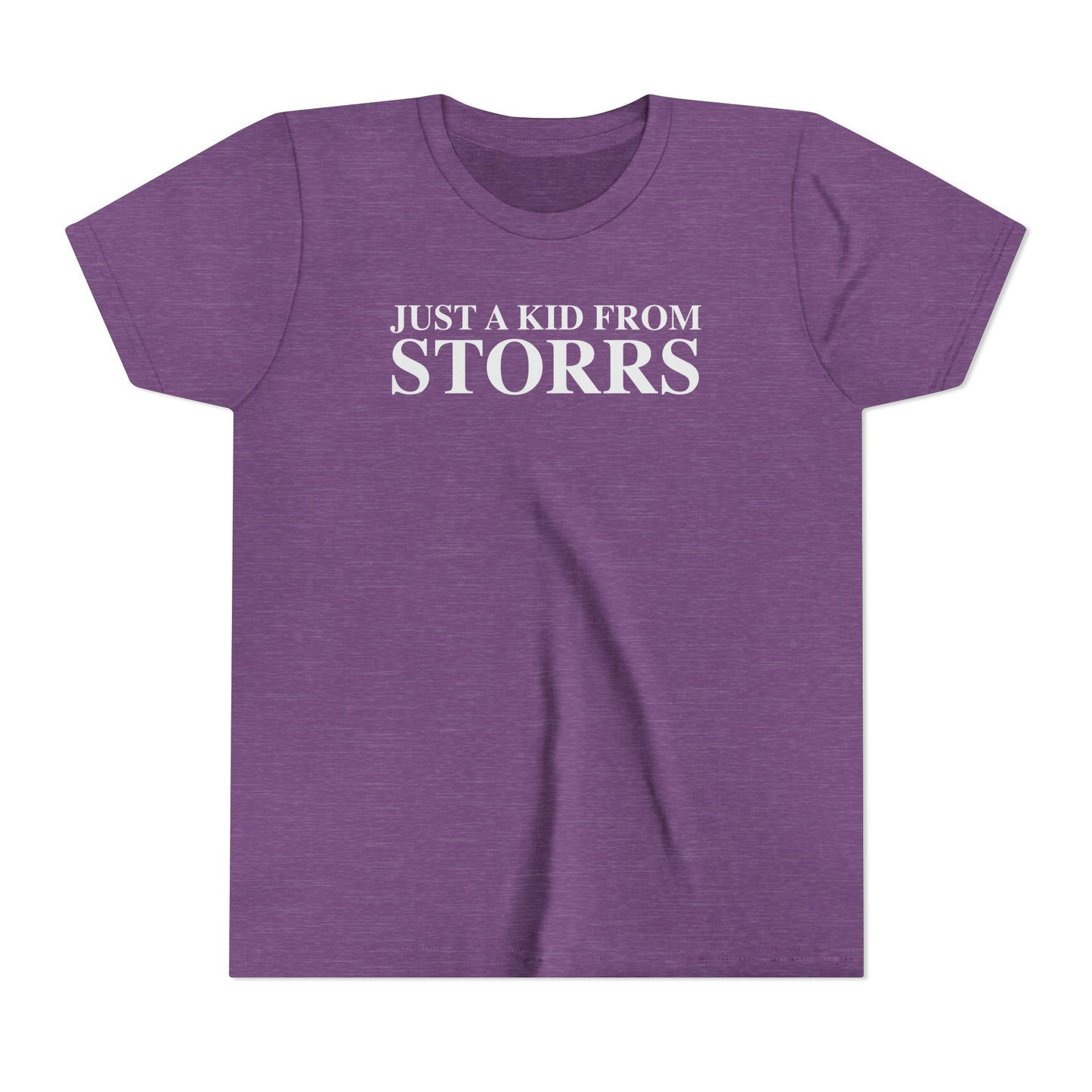 Just a kid from Storrs Youth Short Sleeve T-Shirt