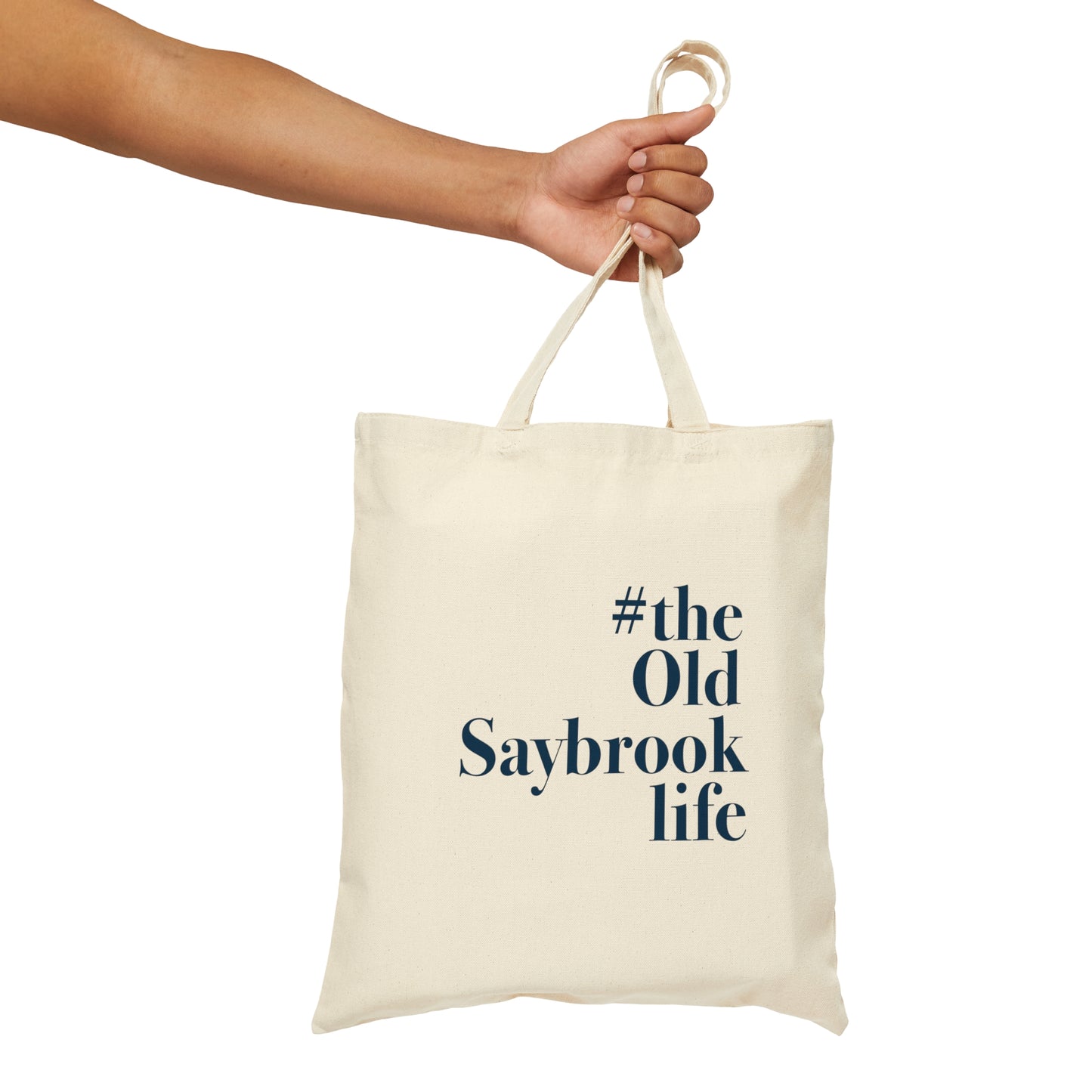 #theoldsaybrooklife Cotton Canvas Tote Bag