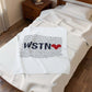 Weston Love Velveteen Plush Blanket