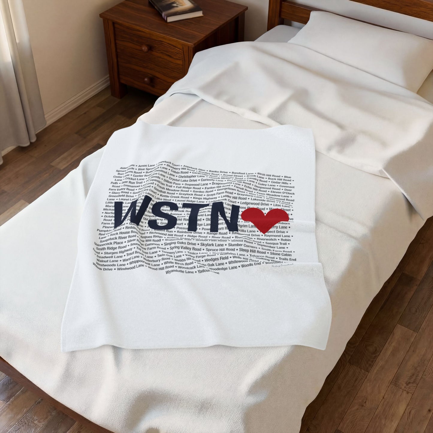 Weston Love Velveteen Plush Blanket