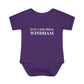Just a kid from Windham Infant Baby Rib Bodysuit