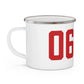 06610  Bridgeport Connecticut Zip Code Enamel Camping Mug