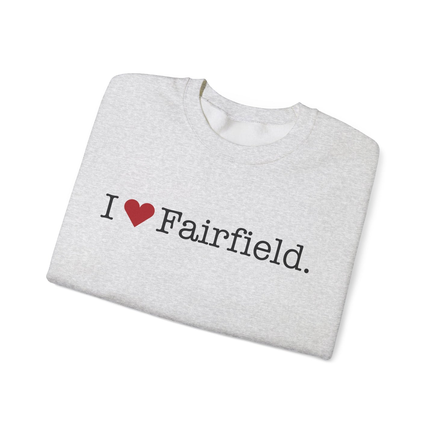 I Heart Fairfield. Unisex Heavy Blend™ Crewneck Sweatshirt