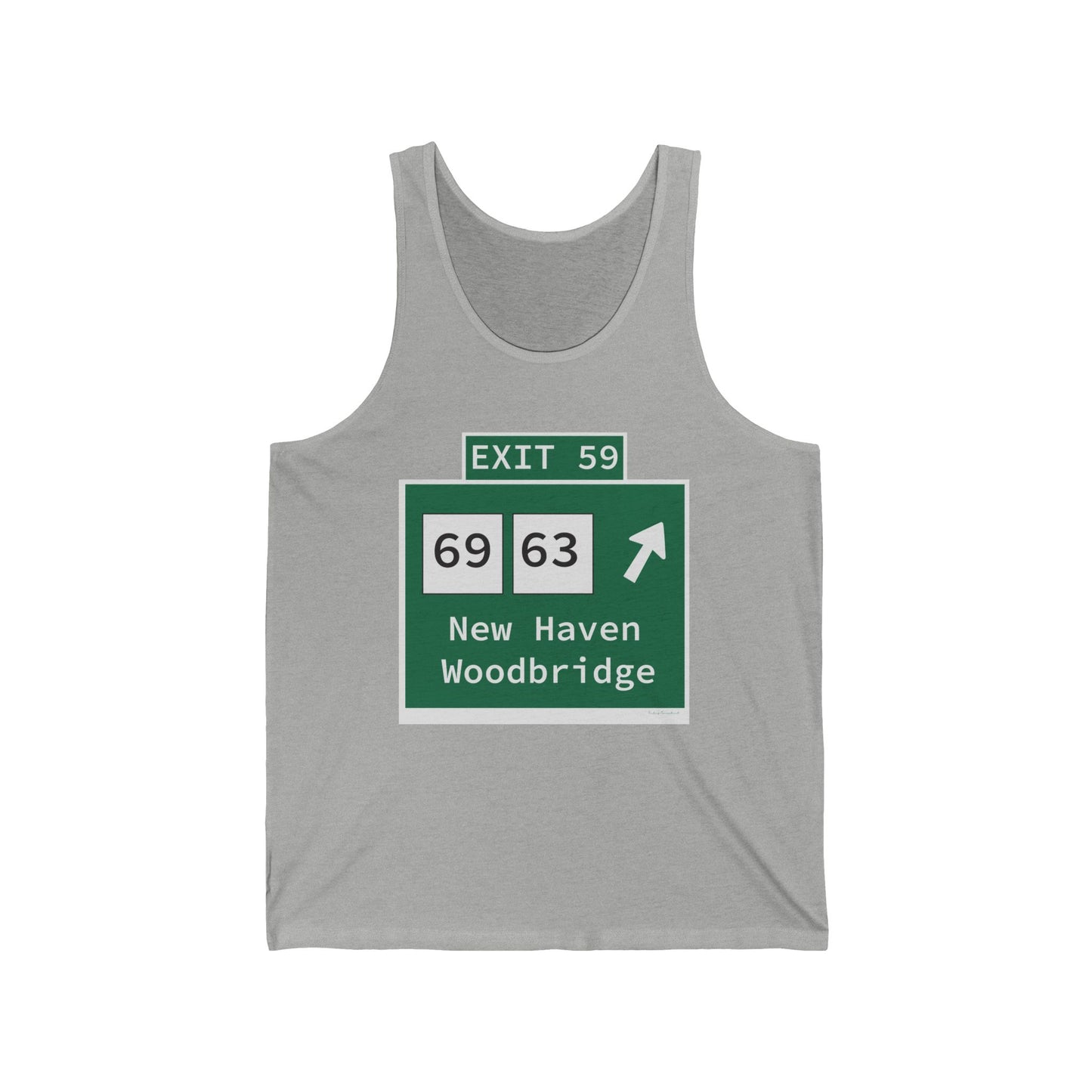Vintage WCP Exit 59 Sign Unisex Jersey Tank Top