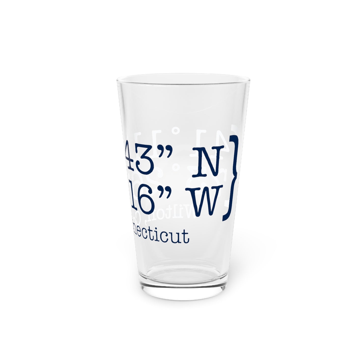 Wilton Coordinates Pint Glass, 16oz