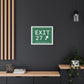 Vintage Exit 29 Merritt Parkway Sign Matte Canvas, Stretched, 1.25"