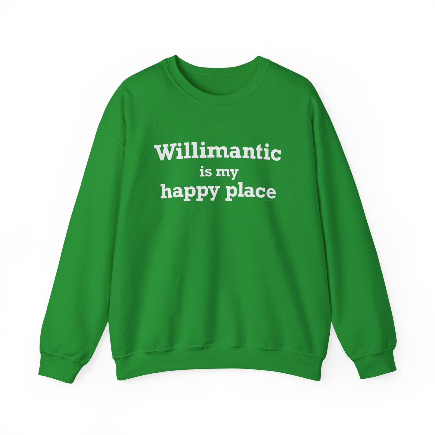 Willimantic is My Happy Place Unisex Heavy Blend™ Crewneck Sweatshirt