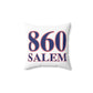 860 Salem Red, White & Blue Spun Polyester Square Pillow