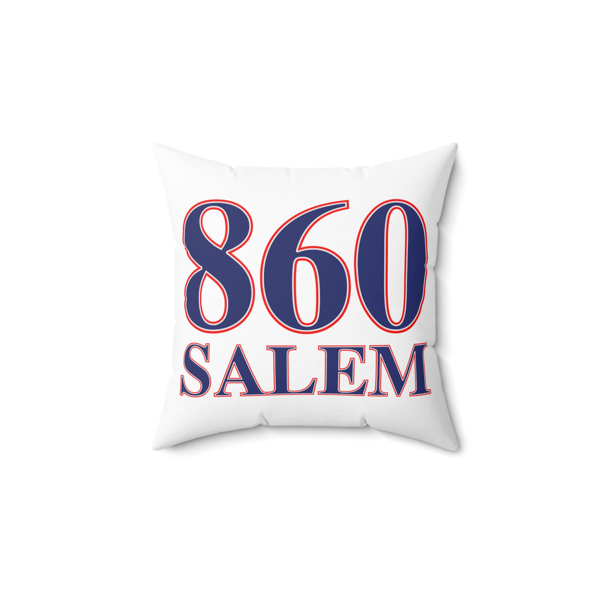 860 Salem Red, White & Blue Spun Polyester Square Pillow