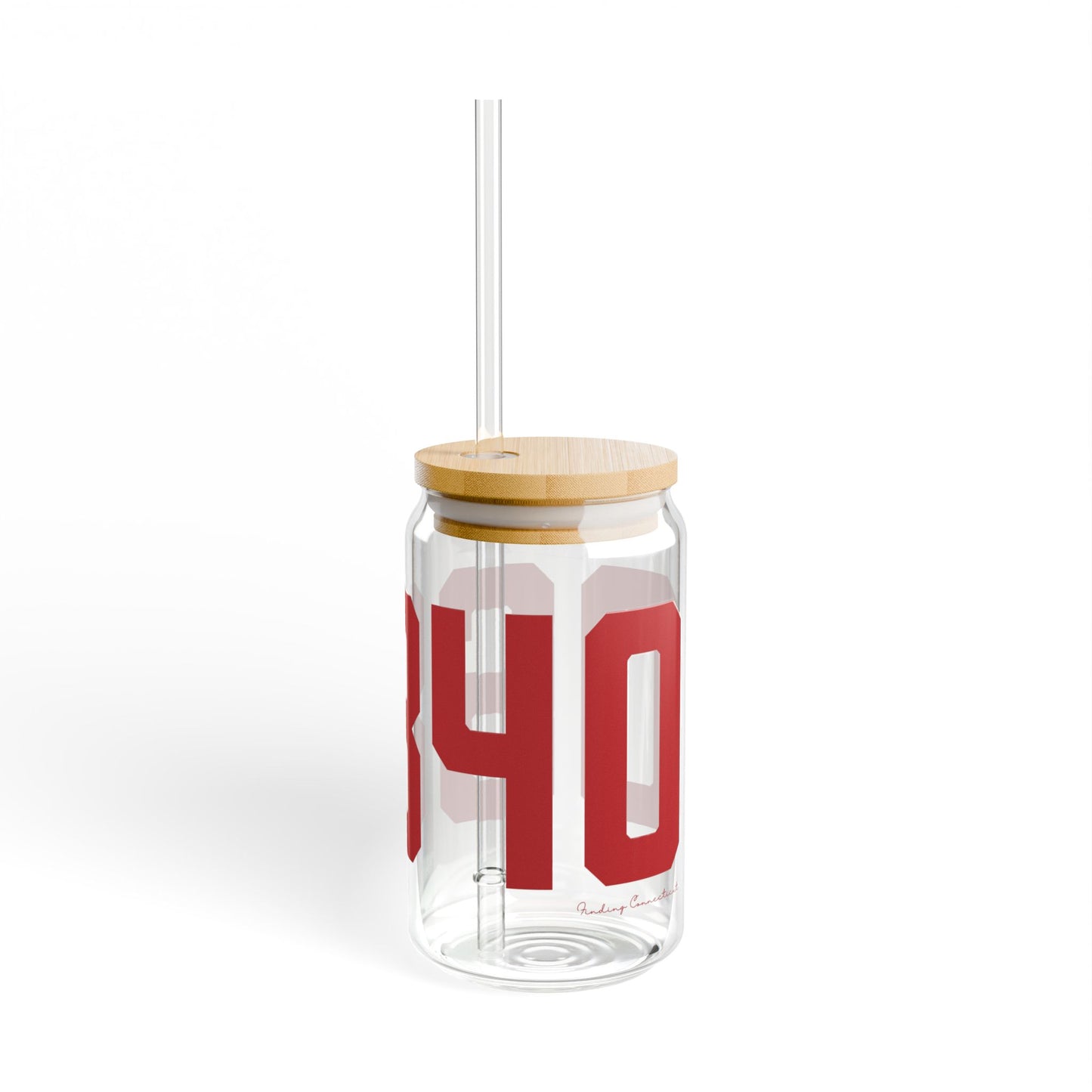 06840 New Canaan Connecticut Zip Code Sipper Glass, 16oz