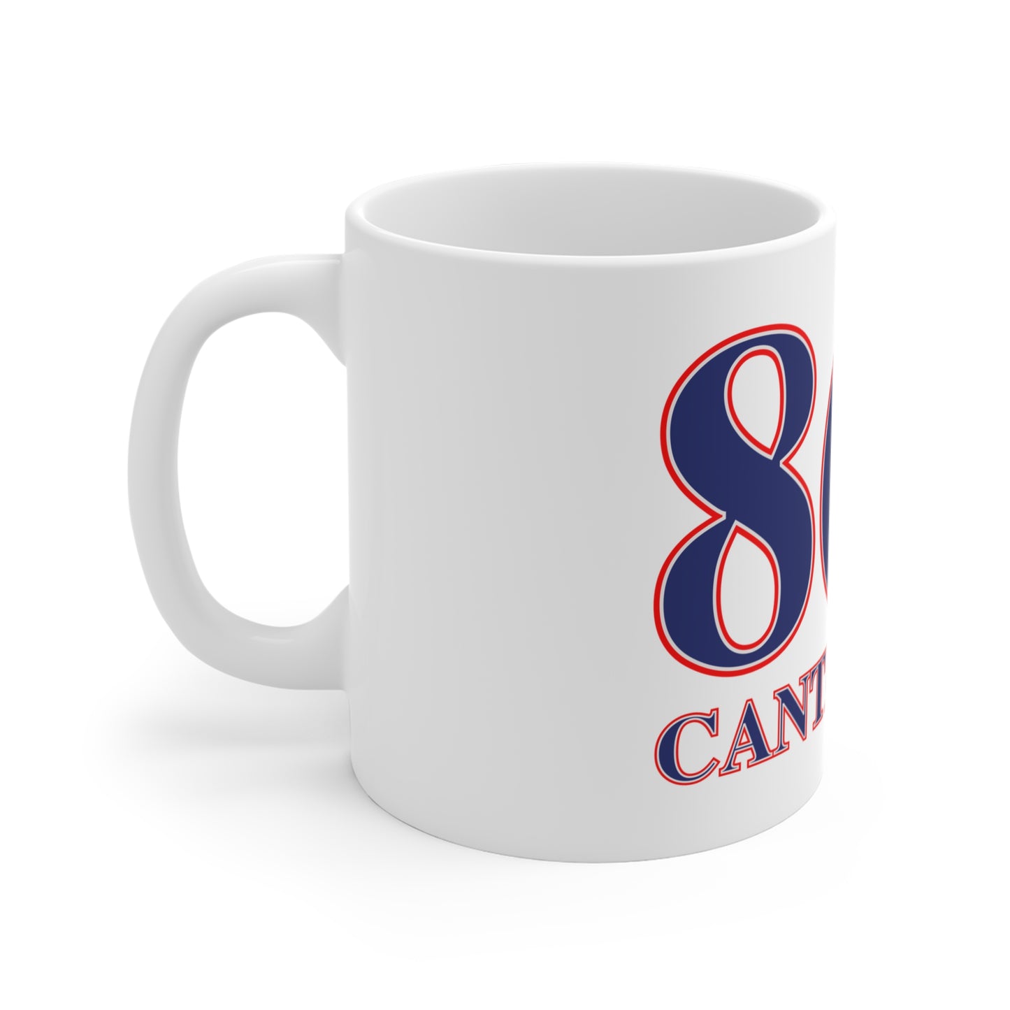 860 Canterbury Red, White & Blue Mug 11oz