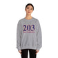203 East Norwalk Red, White & Blue Unisex Heavy Blend™ Crewneck Sweatshirt