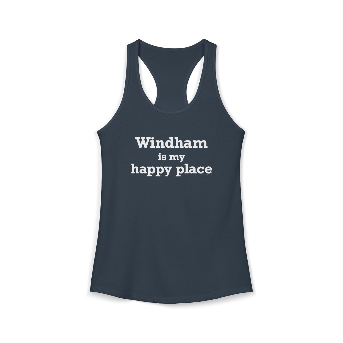 Windham is My Happy Place Women's Ideal Racerback Tank Top