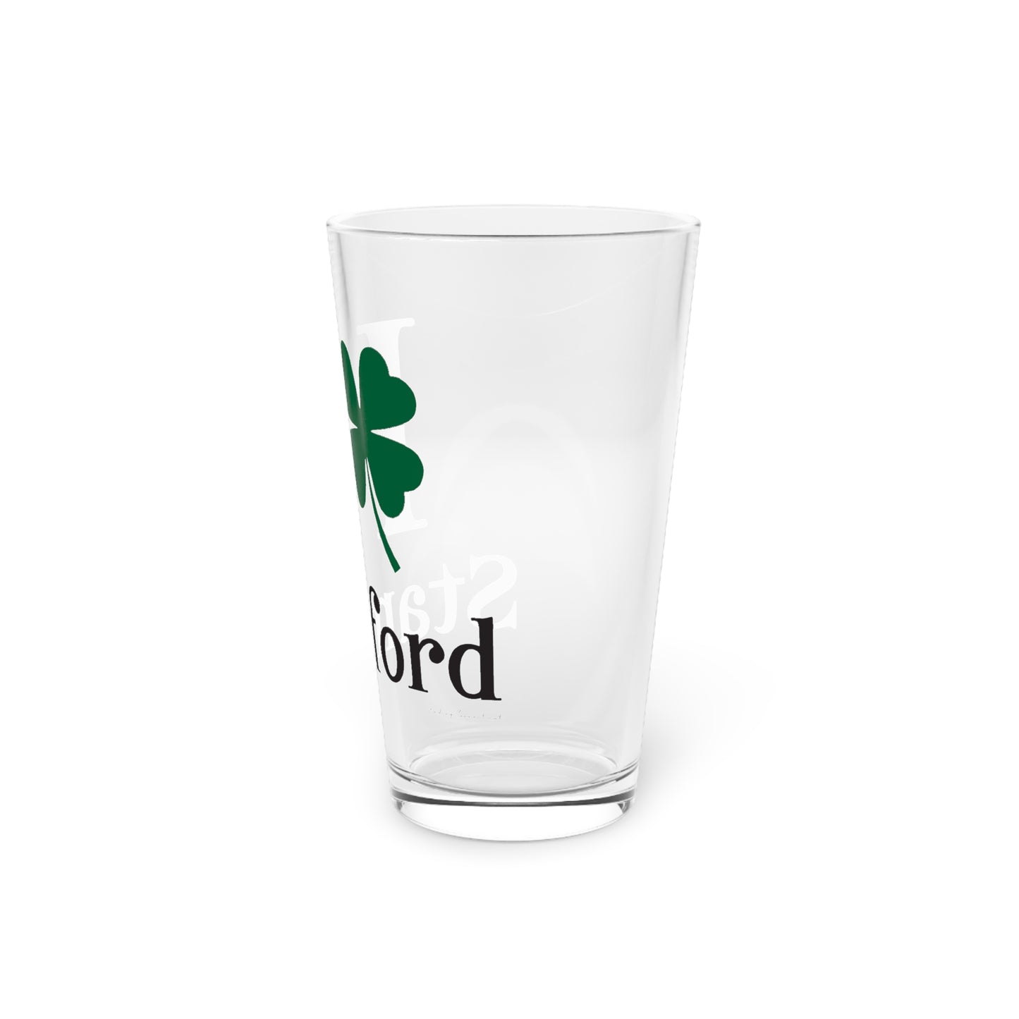 I Clover Stamford Pint Glass, 16oz