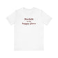 Norfolk is My Happy Place Unisex Jersey Short Sleeve T-Shirt