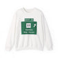 Vintage WCP Exit 60 Sign Unisex Heavy Blend™ Crewneck Sweatshirt