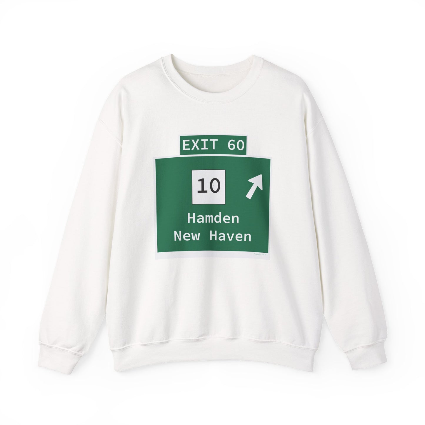 Vintage WCP Exit 60 Sign Unisex Heavy Blend™ Crewneck Sweatshirt