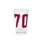 06807 - Greenwich Connecticut Zip Code Pint Glass, 16oz