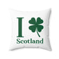 I Clover Scotland Spun Polyester Square Pillow
