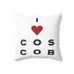 Cos Cob Vision Spun Polyester Square Pillow