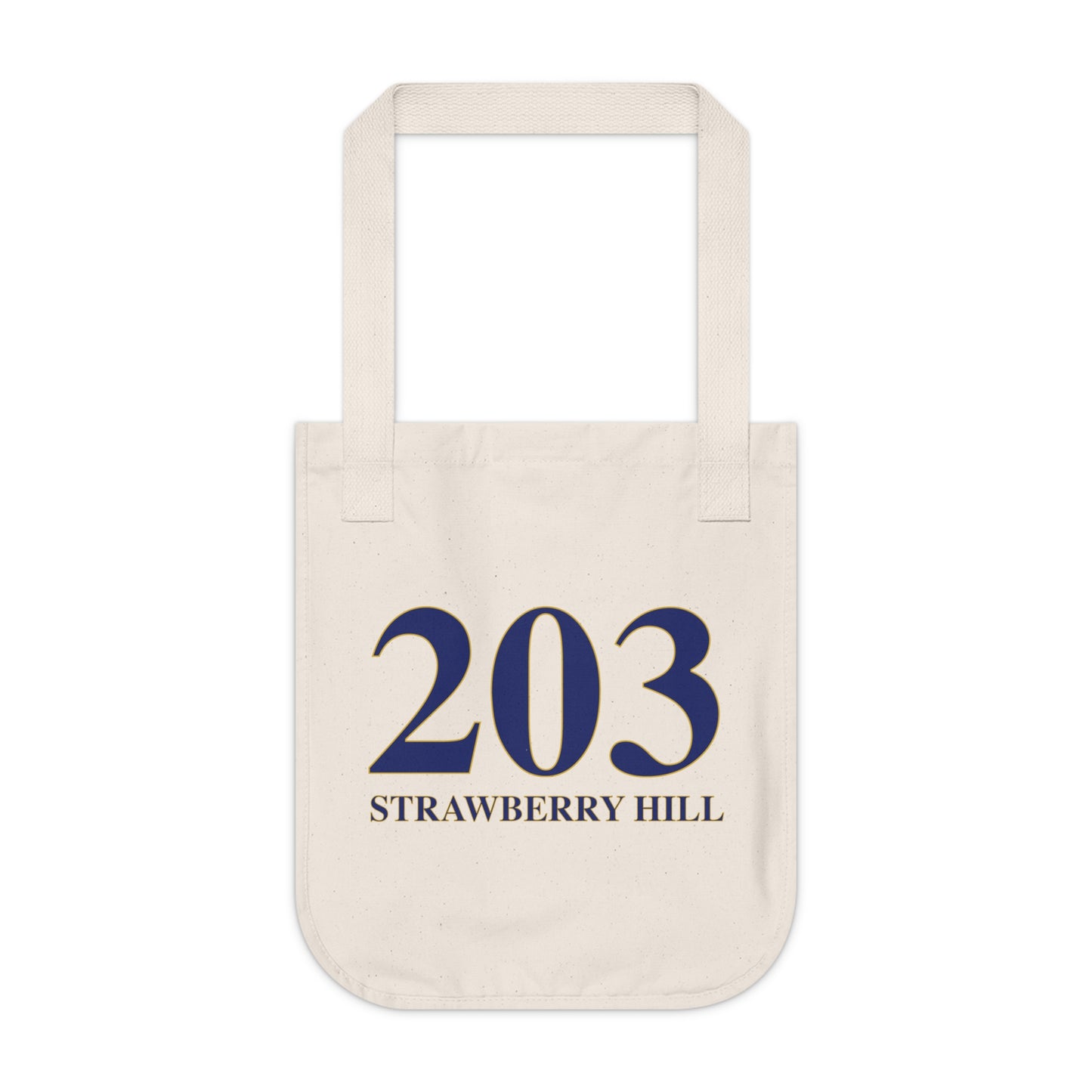 203 Strawberry Hill Organic Canvas Tote Bag
