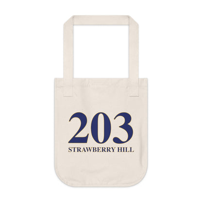 203 Strawberry Hill Organic Canvas Tote Bag
