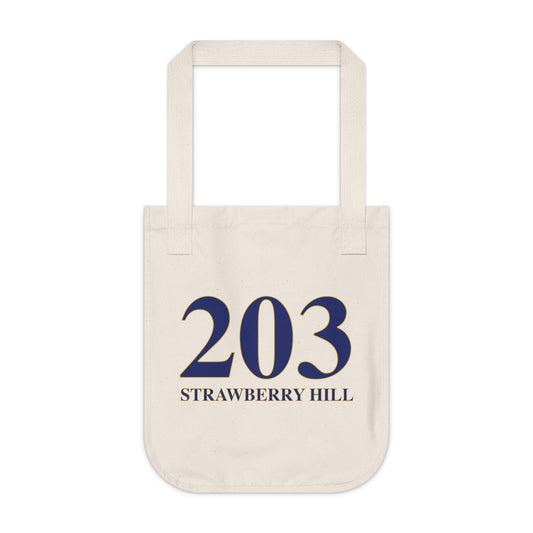 203 Strawberry Hill Organic Canvas Tote Bag