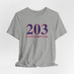 203 East Norwalk Red, White & Blue Unisex Jersey Short Sleeve T-Shirt