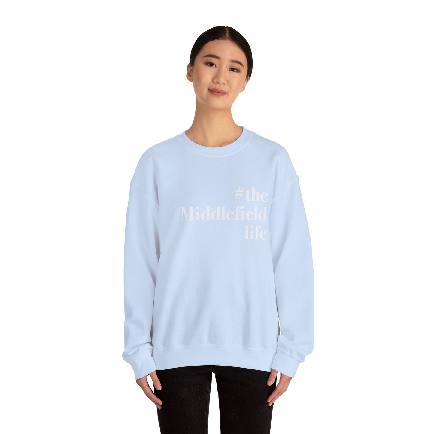 #themiddlefieldlife Unisex Heavy Blend™ Crewneck Sweatshirt