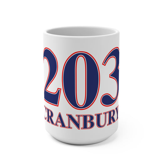 203 Cranbury Red, White & Blue Mug 15oz