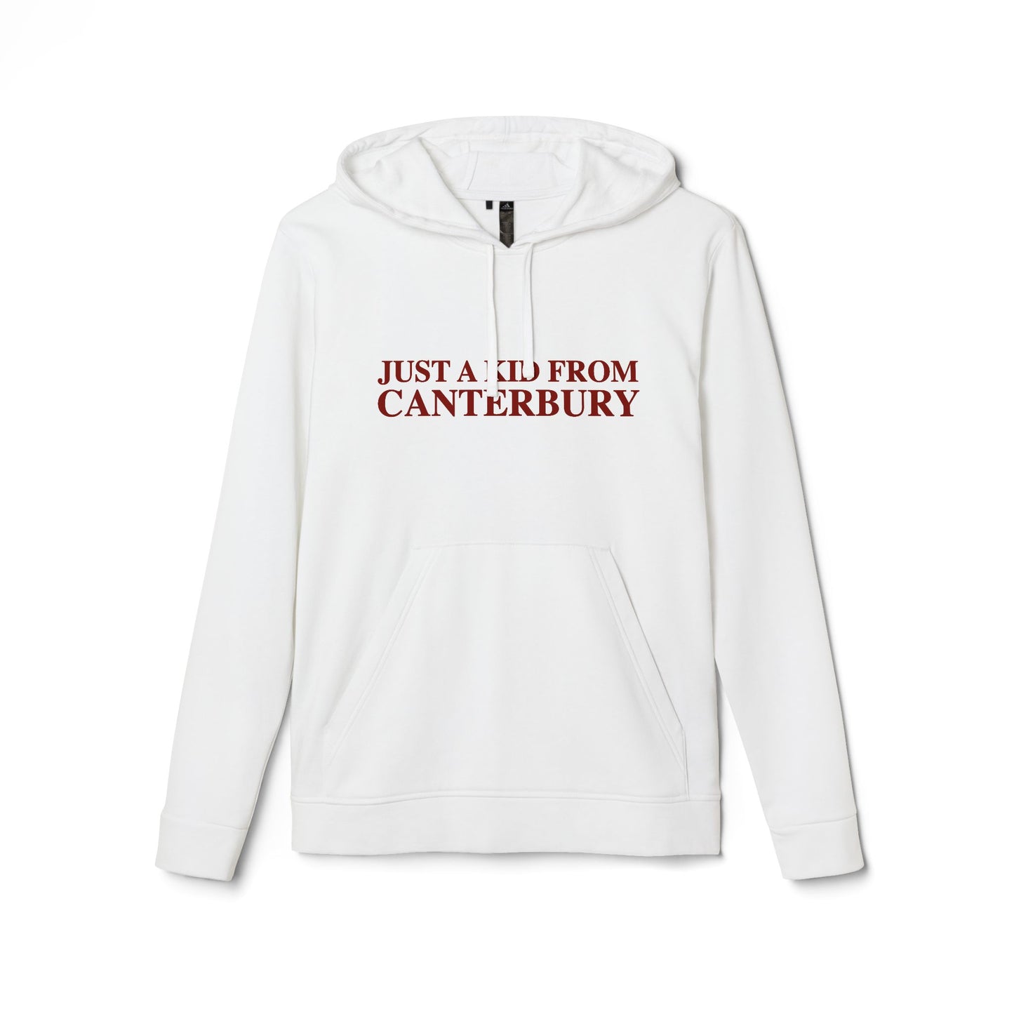 Just a kid from Canterbury adidas Unisex Fleece Hoodie