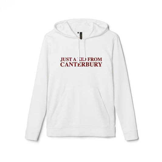 Just a kid from Canterbury adidas Unisex Fleece Hoodie
