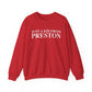Just a kid from Preston Unisex Heavy Blend™ Crewneck Sweatshirt