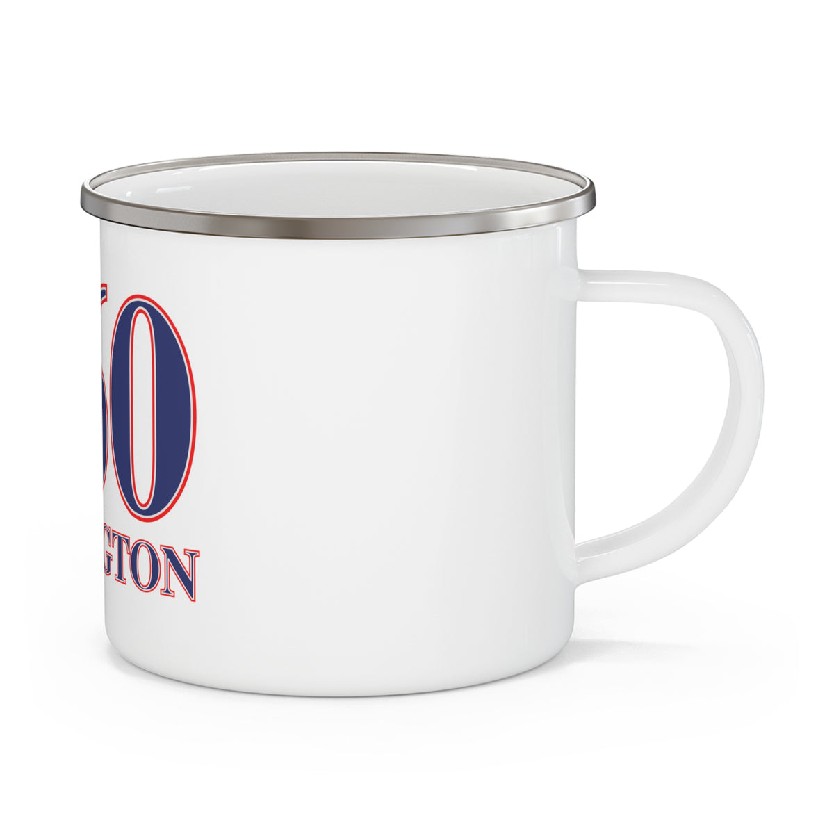 860 Stonington Red, White & Blue Enamel Camping Mug